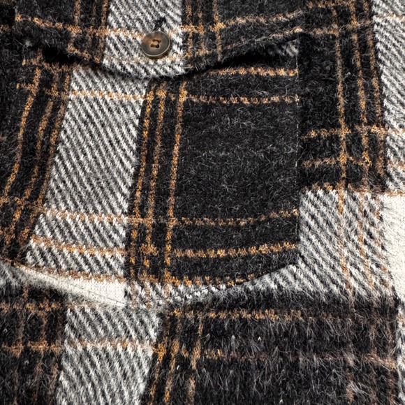 NWT Greylin Anthropologie Plus Size 2X Plaid Button Up Shirt Jacket Oversized‎ - Picture 12 of 12